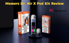 Memers Dr. Air X Pod Kit with packaging and pod displayed on a dark background.