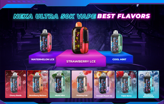 top best nexa ultra 50k vape flavors