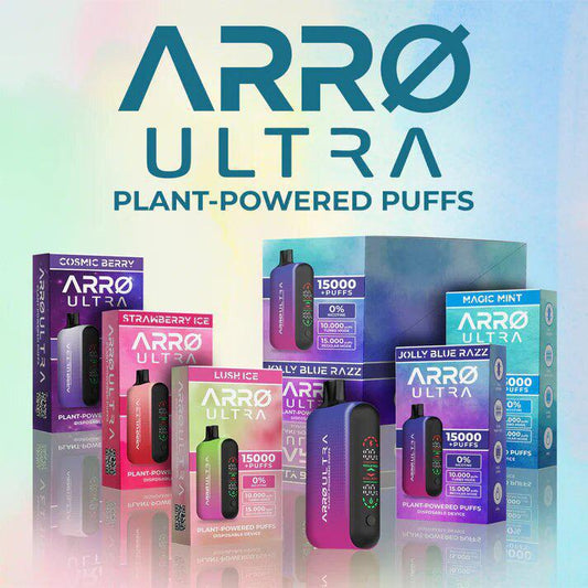 ARRO ULTRA 15000 ZERO Nicotine Disposable Vape 15000 Puffs