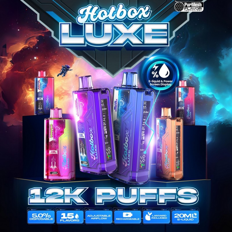 HotBox LUXE 12K Disposable Vape 12000 Puffs