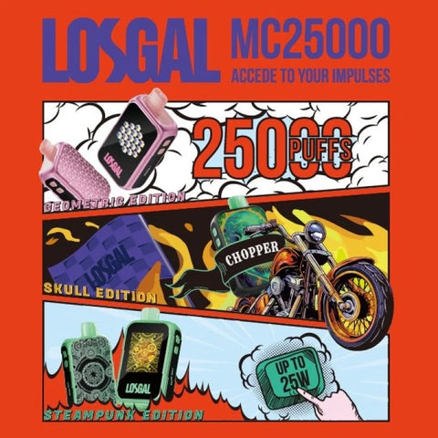 Losgal mc25000 disposable vape 25K