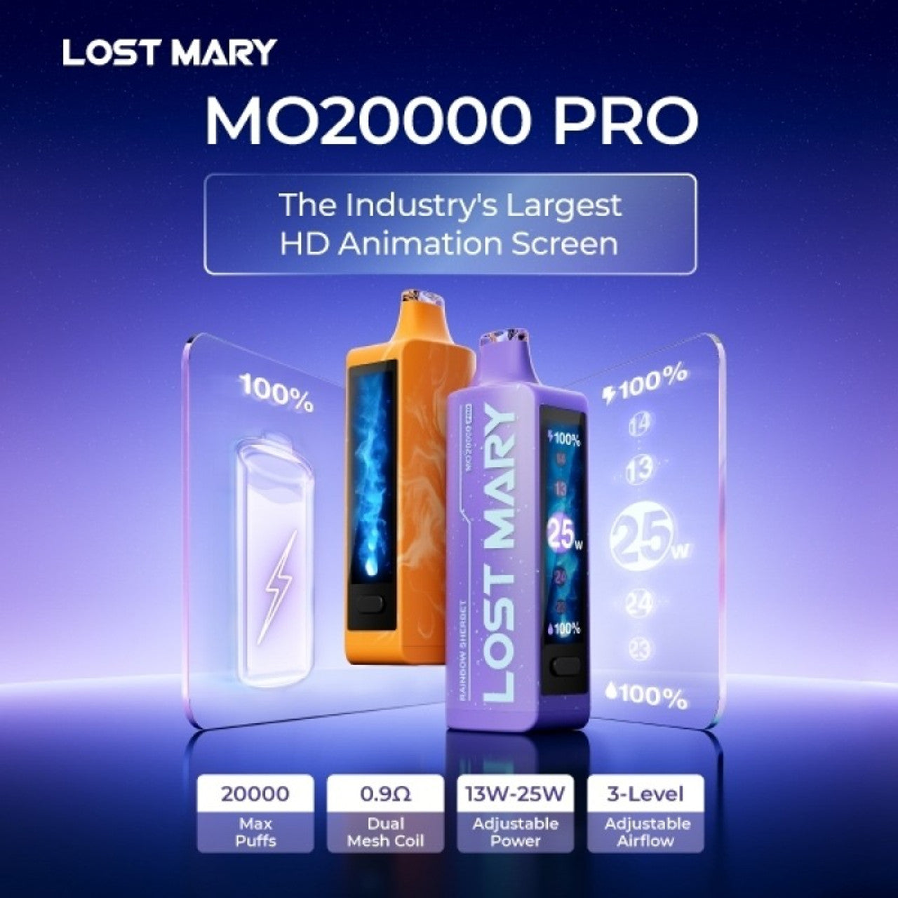 Lost Mary MO20000 Pro Disposable Vape 20000 Puffs