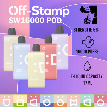 Lost Mary Off Stamp SW16000 Disposable Replacement Pod 16000 Puffs