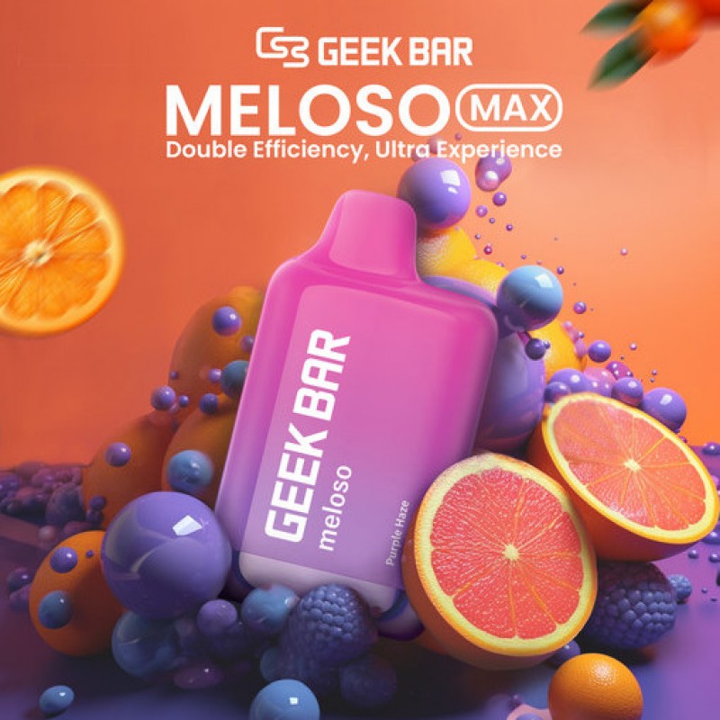 Geek Bar Meloso Max Disposable Vape Kit 9000 Puffs