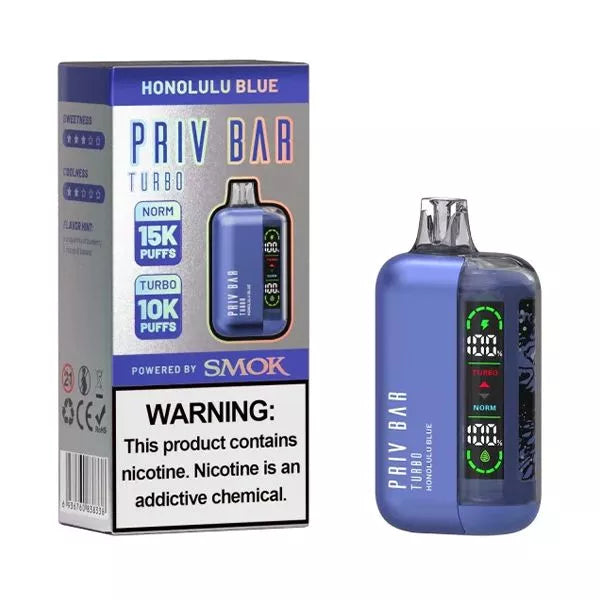 SMOK PRIV Bar Turbo Disposable Vape 15000 Puffs