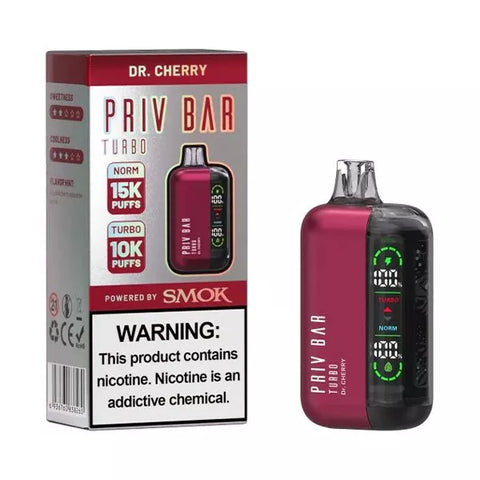 SMOK PRIV Bar Turbo Disposable Vape 15000 Puffs