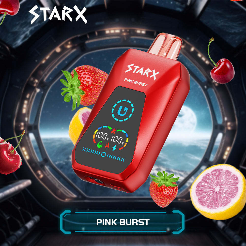 Starx S20000 disposable vape 20000 puffs pink burst