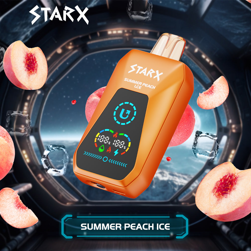 Starx S20000 disposable vape 20000 puffs summer peach ice