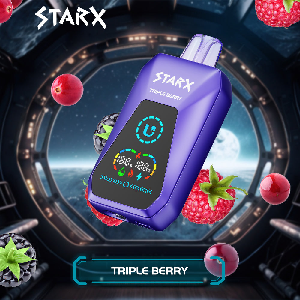 Starx S20000 disposable vape 20000 puffs triple berry