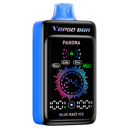 vapgo bar panora disposable blue razz ice