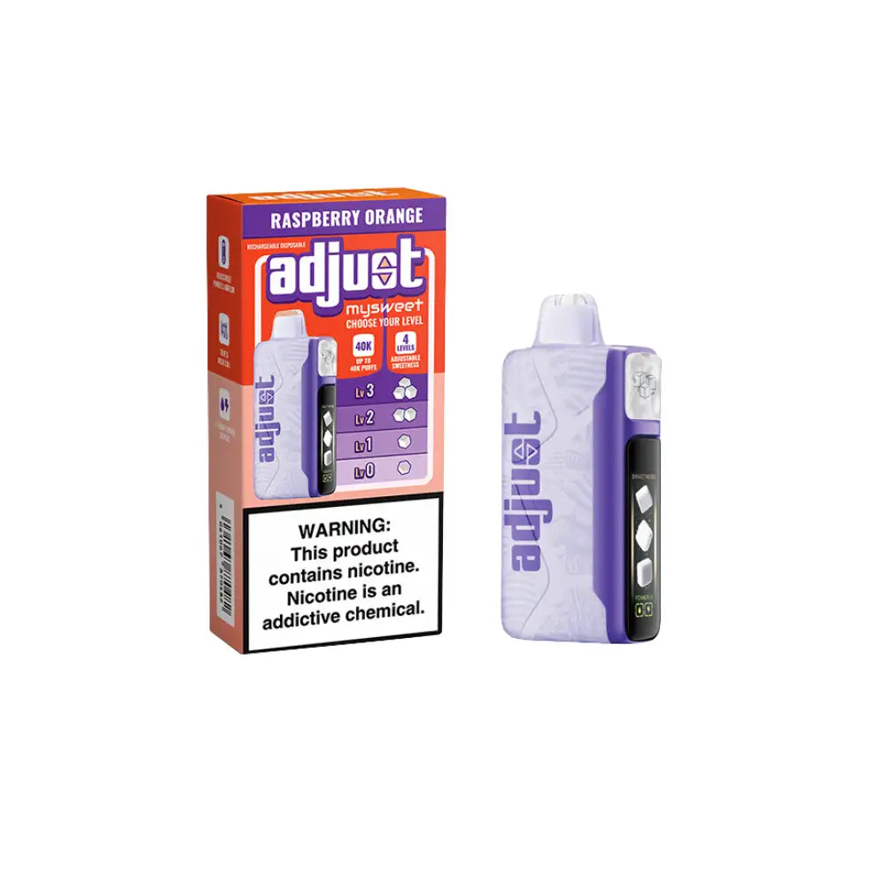 Adjust mysweet 40k disposable raspberry orange