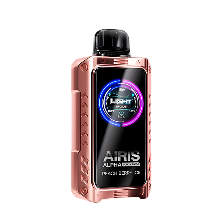 Airis alpha touch 20000 disposable vape 20000 puffs peach berry ice