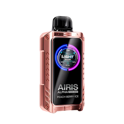 Airis alpha touch 20000 disposable vape 20000 puffs peach berry ice