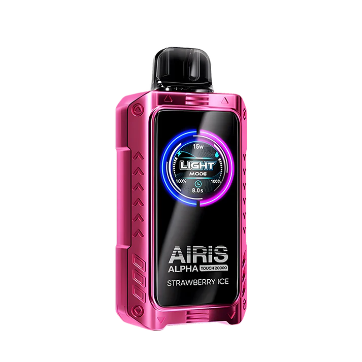 Airis alpha touch 20000 disposable vape 20000 puffs strawberry ice