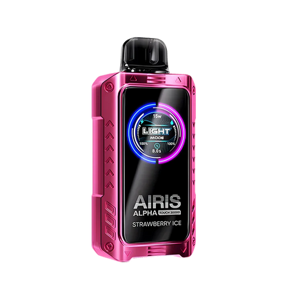 Airis alpha touch 20000 disposable vape 20000 puffs strawberry ice