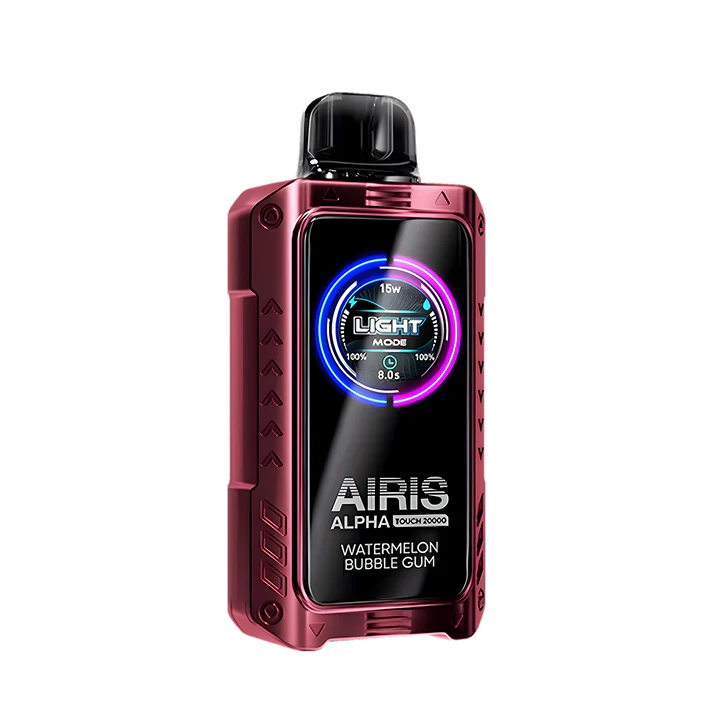 Airis alpha touch 20000 disposable vape 20000 puffs watermelon bubble gum