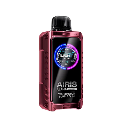 Airis alpha touch 20000 disposable vape 20000 puffs watermelon bubble gum