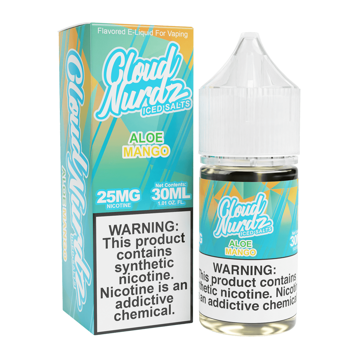 Cloud Nurdz Synthetic Nicotine Iced Vape Juice 30ml