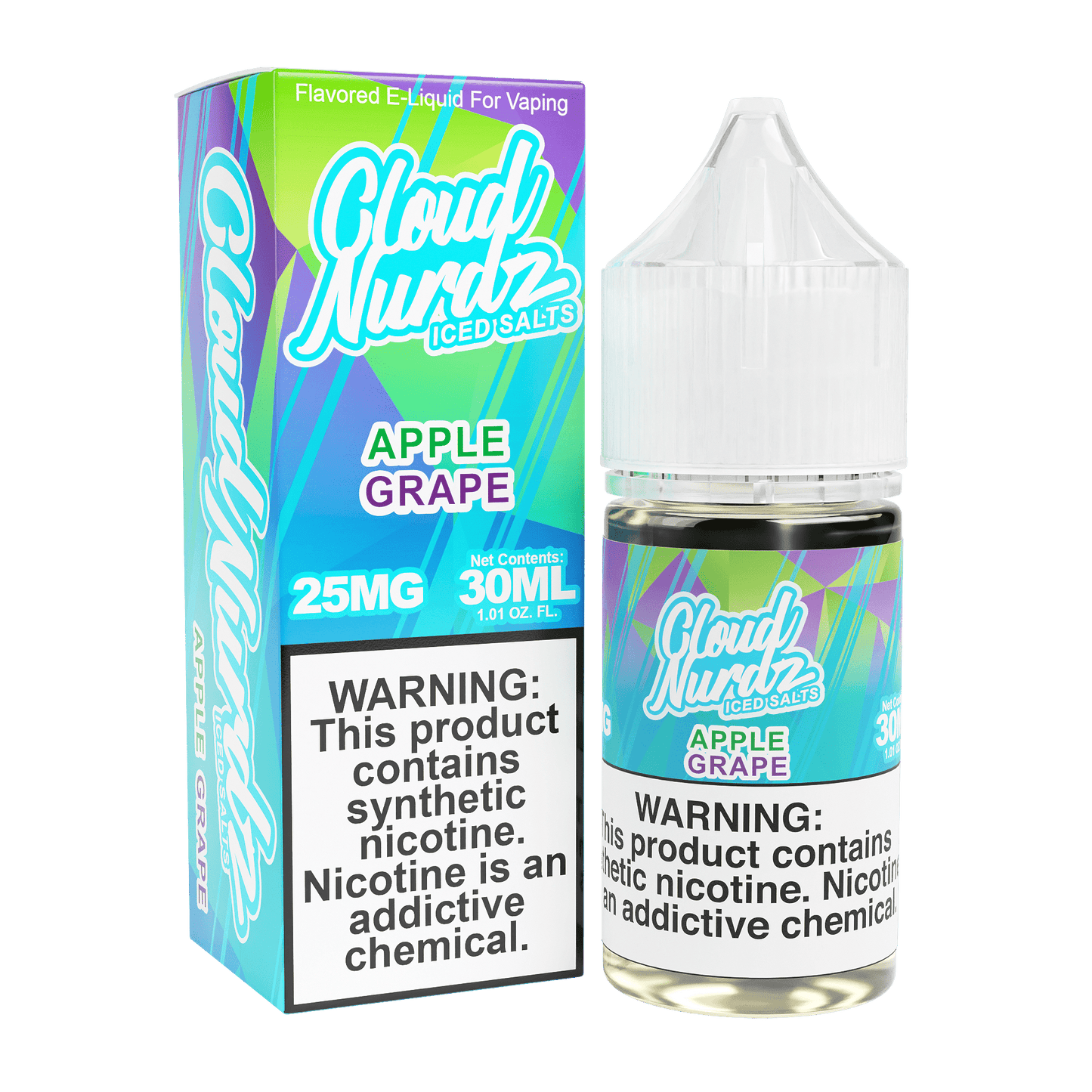 Cloud Nurdz Synthetic Nicotine Iced Vape Juice 30ml