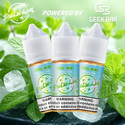 Cool mint geek bar vape juice pulse liq nic salt 30mg