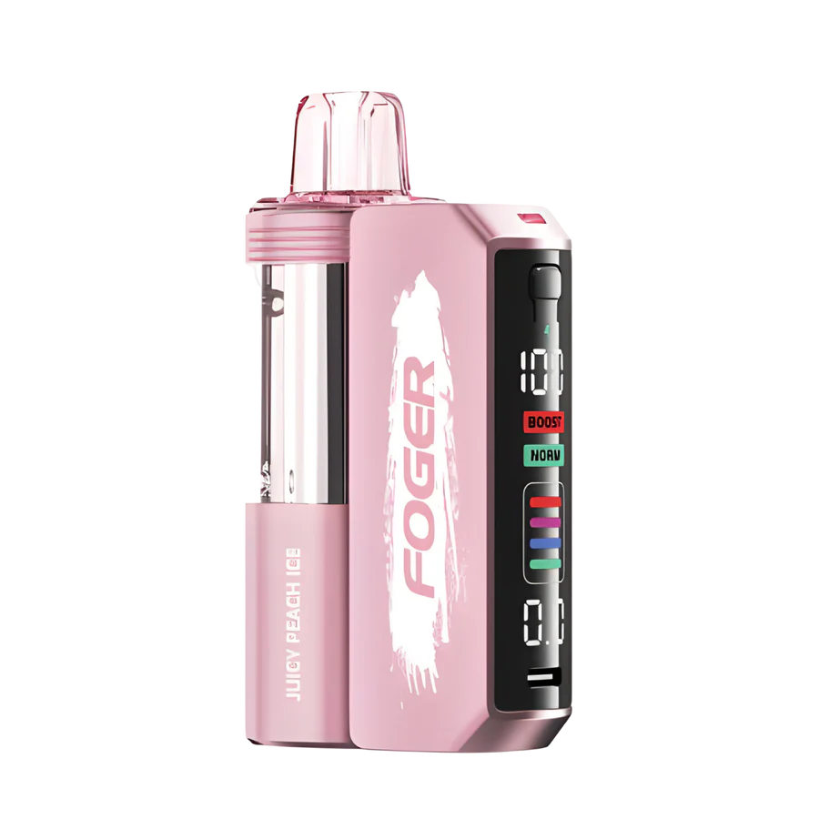 Foger switch pro 30k disposable pod 19ml 50mg juicy peach ice