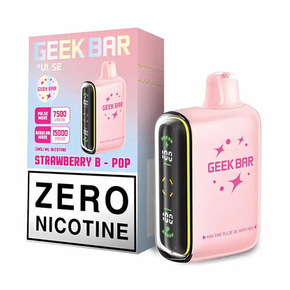 Geek bar pulse 15000 disposable strawberry b pop