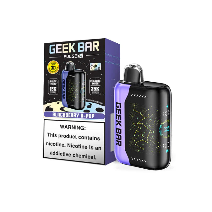 geek bar pulse x 25k disposable vape strawberry b pop