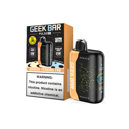 geek bar pulse x 25k disposable vape orange fcuking fab