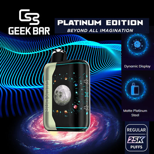 Geek Bar Pulse X 25K Platinum Edition Disposable Vape 25000 Puffs