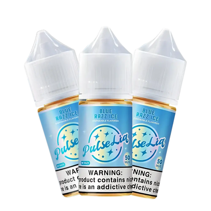 Geek bar vape juice pulse liq nic salt blue razz ice 50mg