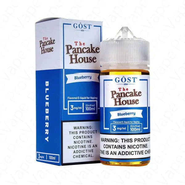 The Pancake House Blueberry Vape Juice 100ml - by Gost Vapor