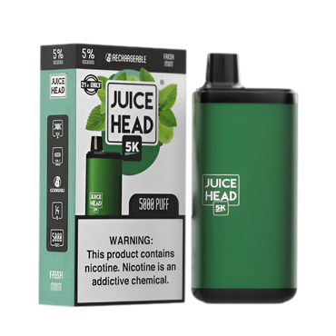 Juice head 5k disposable vape fresh mint