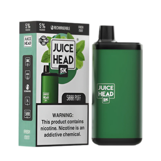 Juice head 5k disposable vape fresh mint