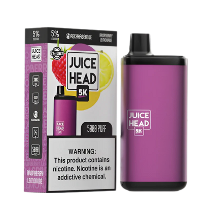 Juice head 5k disposable vape raspberry lemonade