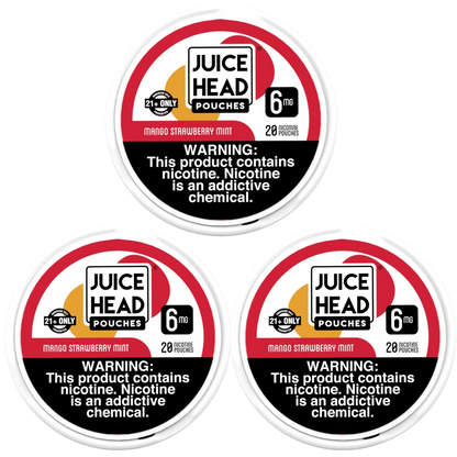 Juice Head Nicotine Pouches - Mango Strawberry Mint