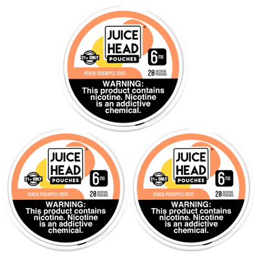 Juice Head Nicotine Pouches - Peach Pineapple Mint