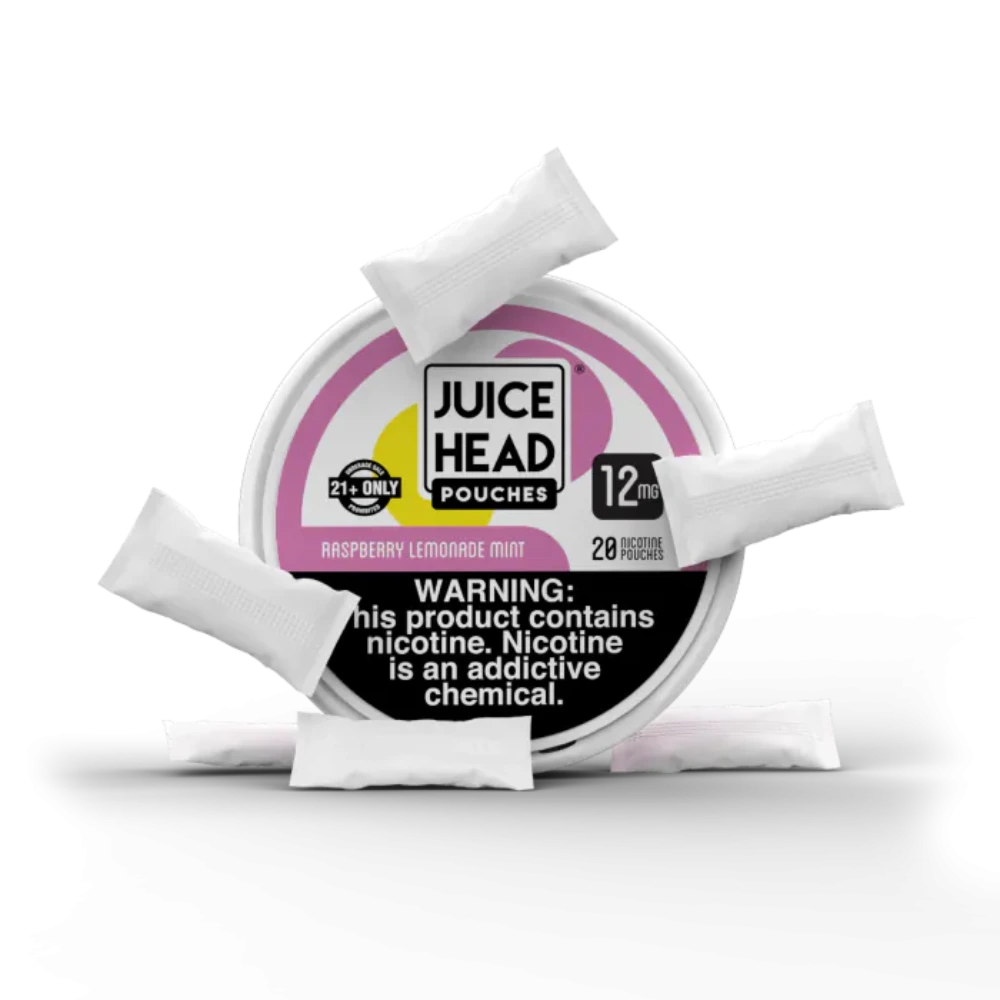 Juice head nicotine pouches raspberry lemon mint 12mg 2