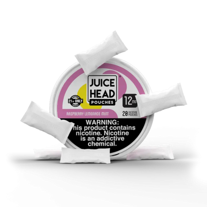 Juice head nicotine pouches raspberry lemon mint 12mg 2