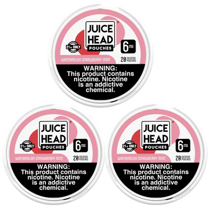 Juice head nicotine pouches watermelon strawberry mint 6mg