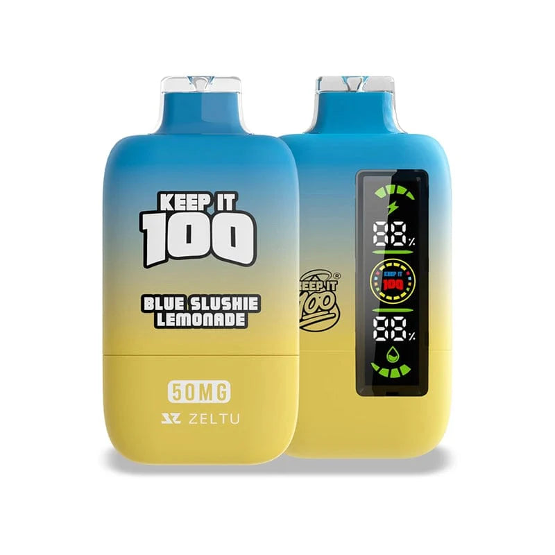 Keep it 100 20k disposable vape blue slushie Lemonade