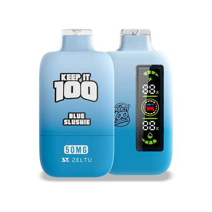 Keep it 100 20k disposable vape blue slushie