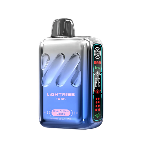 Lost vape lightrise tb 18k disposable vape 18000 puffs blue cotton candy