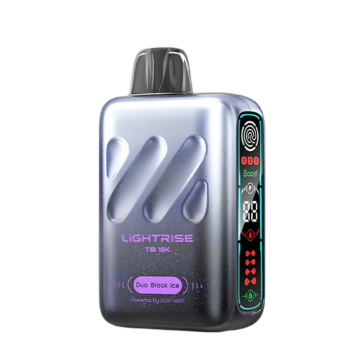 Lost vape lightrise tb 18k disposable vape duo black ice