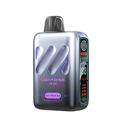 Lost vape lightrise tb 18k disposable vape duo black ice