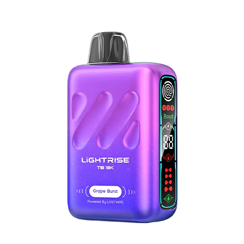 Lost vape lightrise tb 18k disposable vape 18000 puffs grape burst