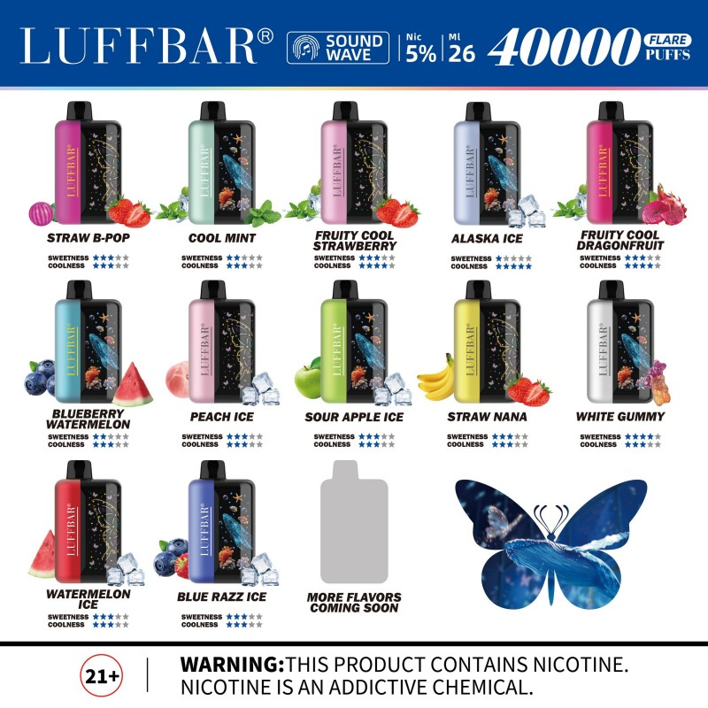 LuffBar Flare 40K Disposable Vape