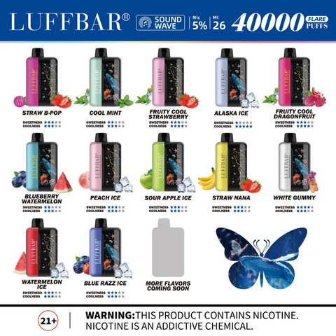 LuffBar Flare 40K Disposable Vape