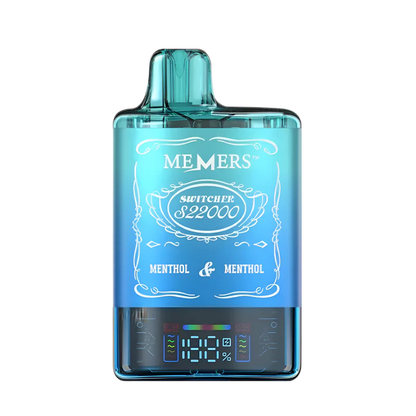 Memers switcher s22000 disposable vape menthol menthol