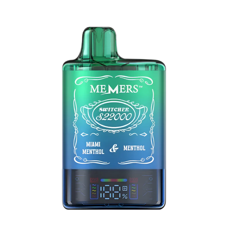 Memers switcher s22000 disposable vape miami menthol menthol