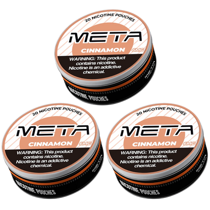 Meta nicotine pouches cinnamon